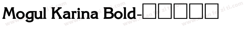 Mogul Karina Bold字体转换